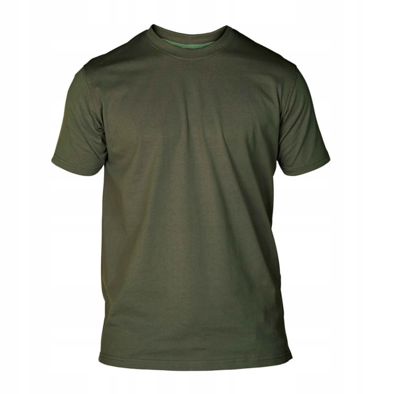 Koszulka Męska Gładka Khaki D555 Rozmiar 2XL 3XL 4XL 5XL 6XL 7XL 8XL