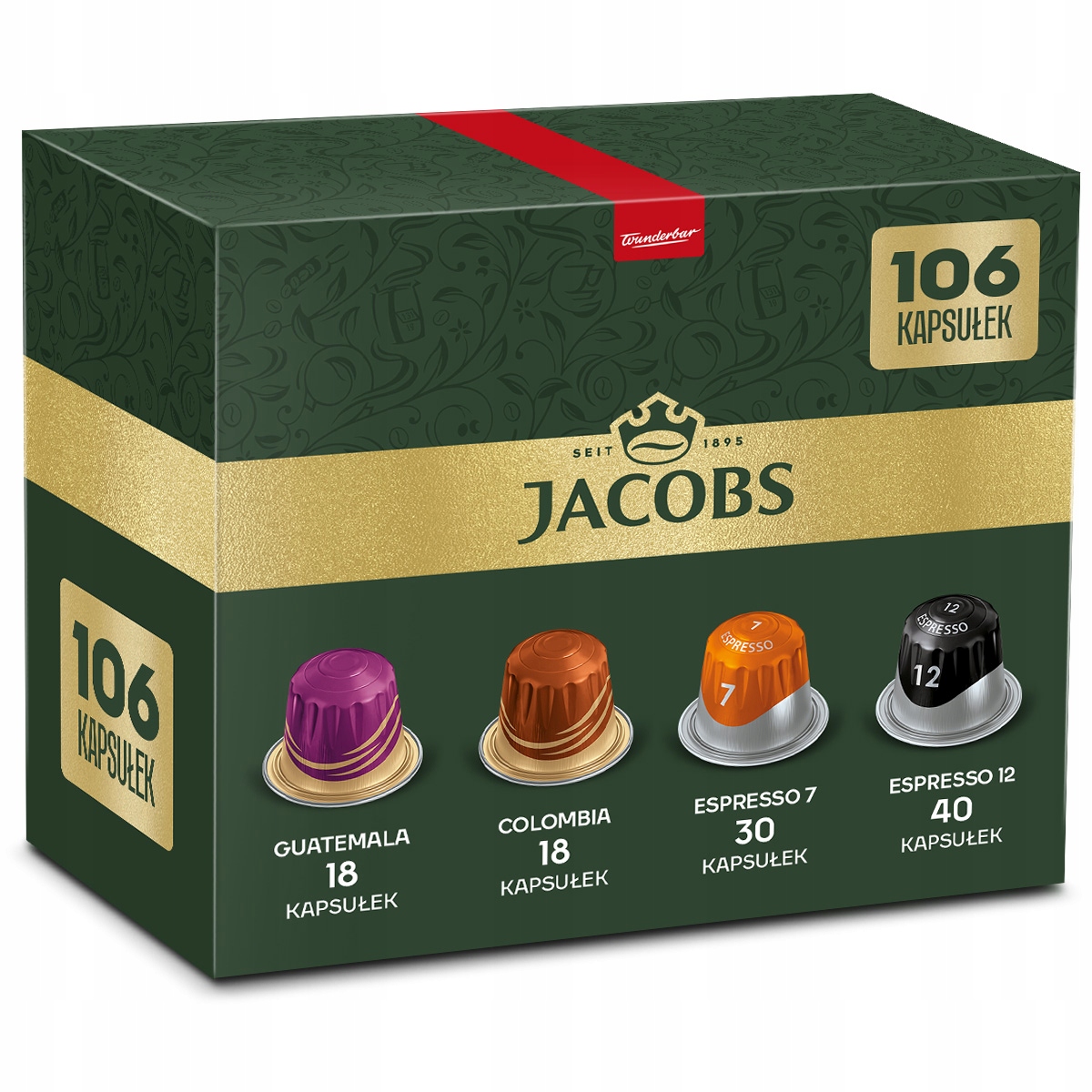 Kapsułki Jacobs do Nespresso(r)* mix zestaw [116 kaw] 10 kapsułek Gratis!