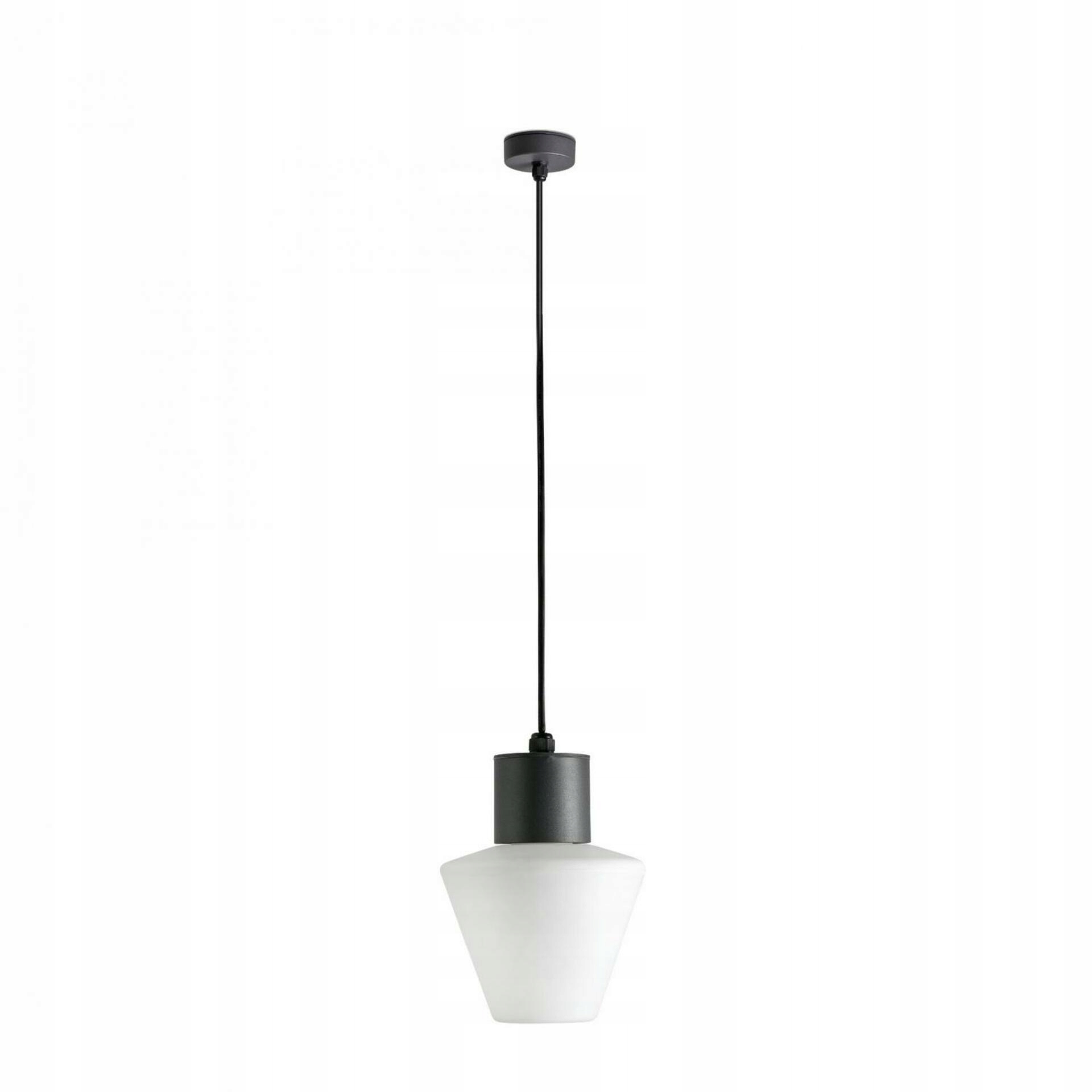 Závesné svietidlo Faro Mistu IP44, tmavo šedé, E27, moderný design