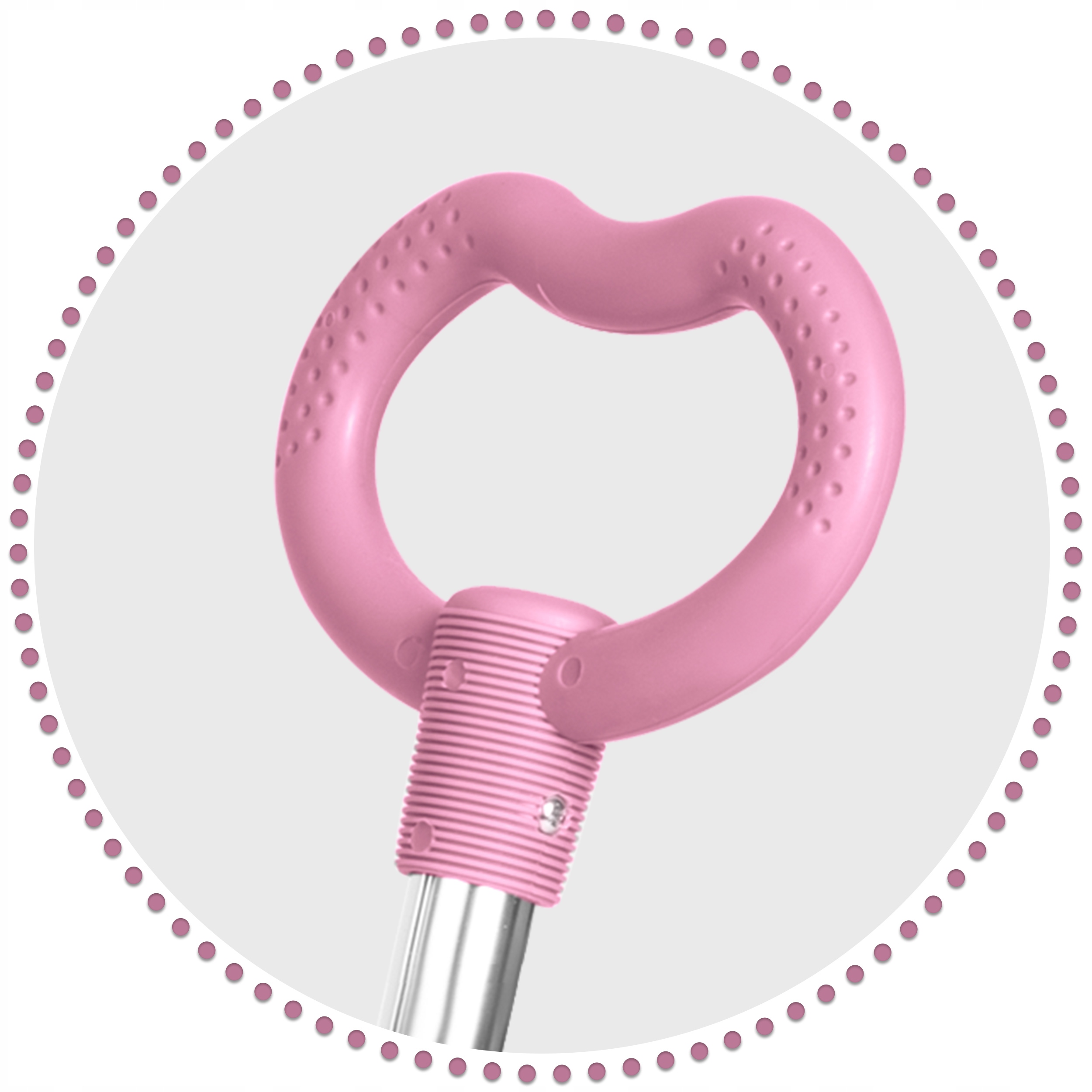 HULAJNOGA TRÓJKOŁOWA RICOKIDS TODI - RÓŻOWA Rama Plastikowa