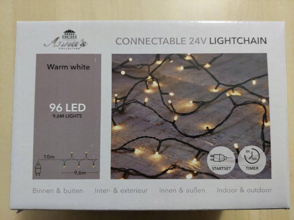 Łańcuch świetlny, 96 LED/ 9,6 m Zastosowanie inne