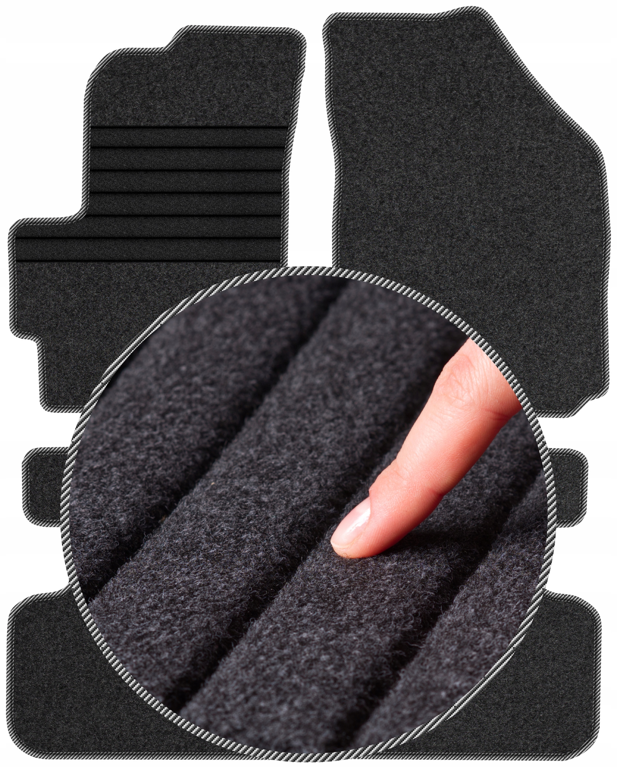 Chevrolet Matiz 2008-2011 Stěrače koberců pro vůz