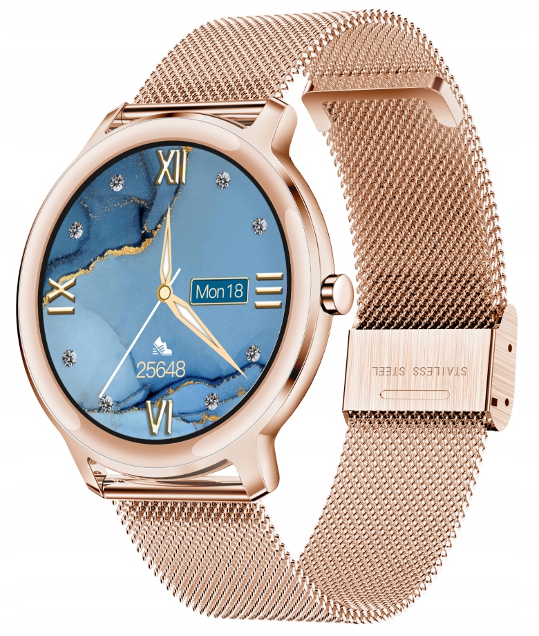 

Smartwatch Damski Zegarek Rozmowy Ciśnienie Sport
