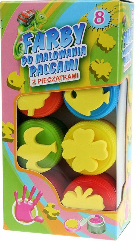 

Farby do Malowania Palcami 15 ml x 8 kolorów