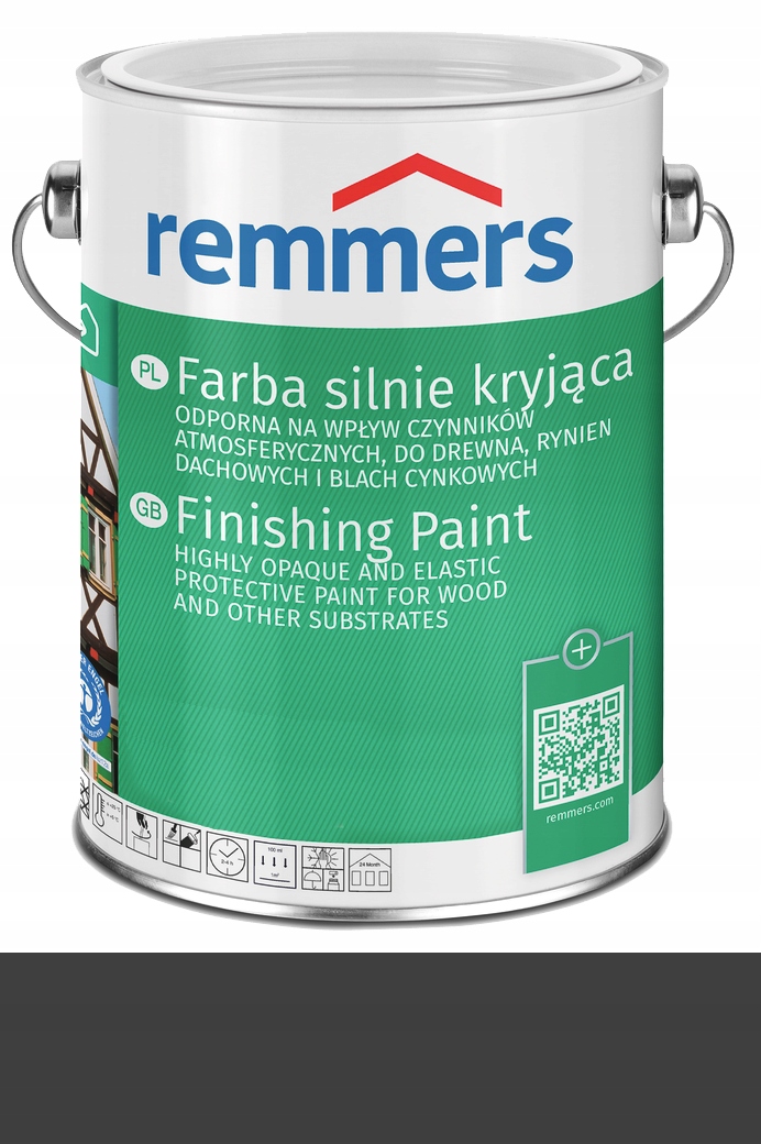 

Remmers Farba kryjąca drewna,mebli,drzwi, Czarny