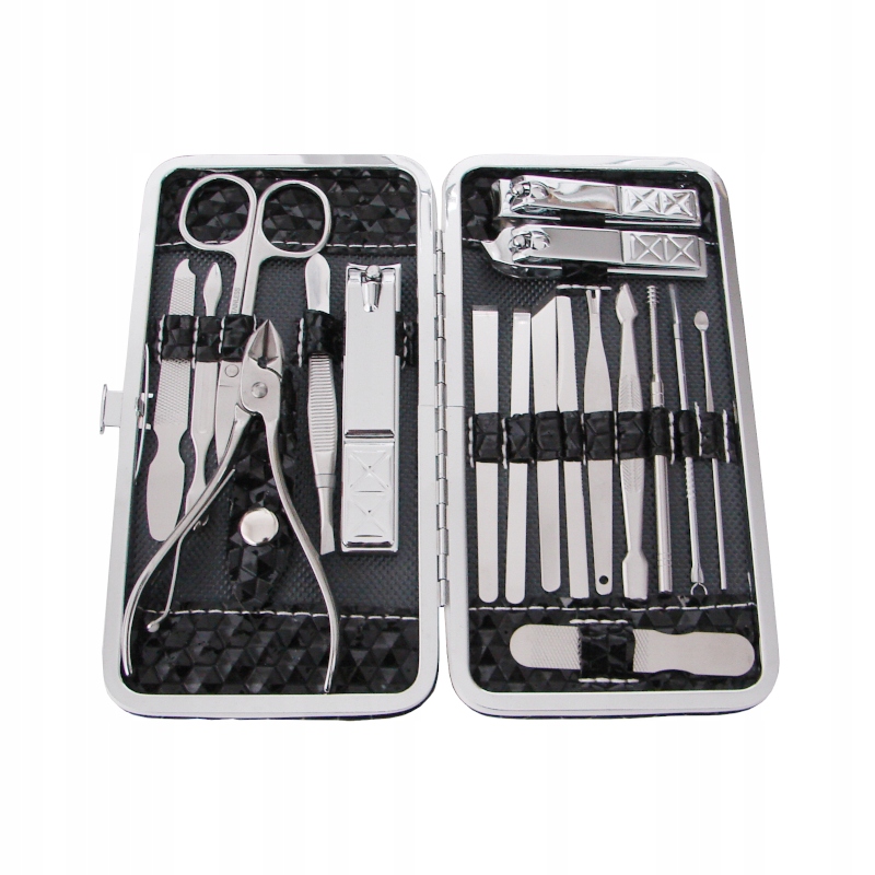 a.t.a DUŻY KOMPLET DO MANICURE PEDICURE W ETUI Marka a.t.a professional