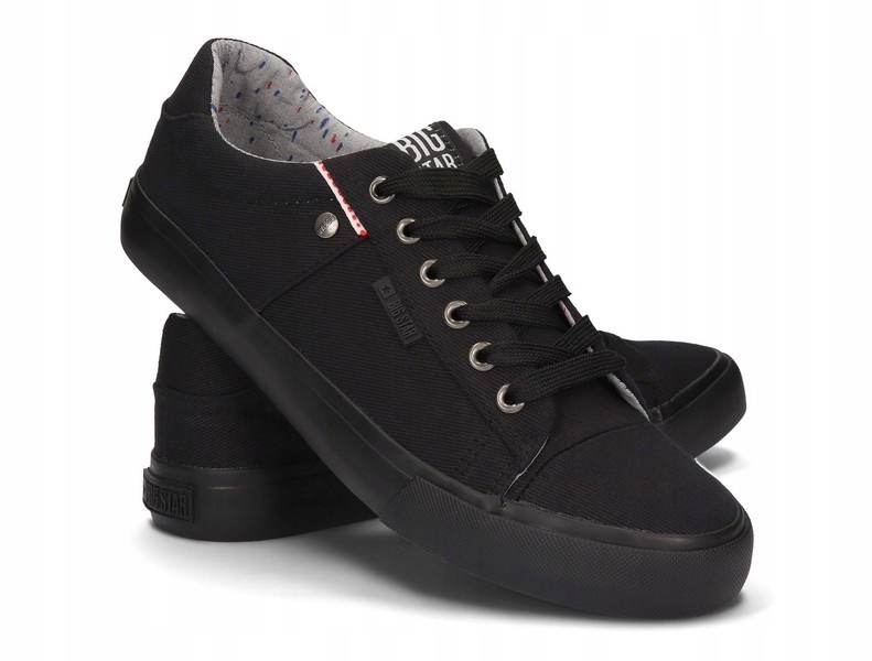 

Trampki Big Star Męskie Niskie AA174096 Czarny 43