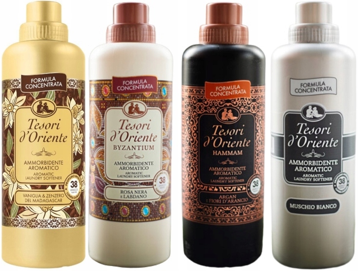 Tesori d'Oriente Sada 4 krásných oplachovacích přípravků 760 ml Vbhm