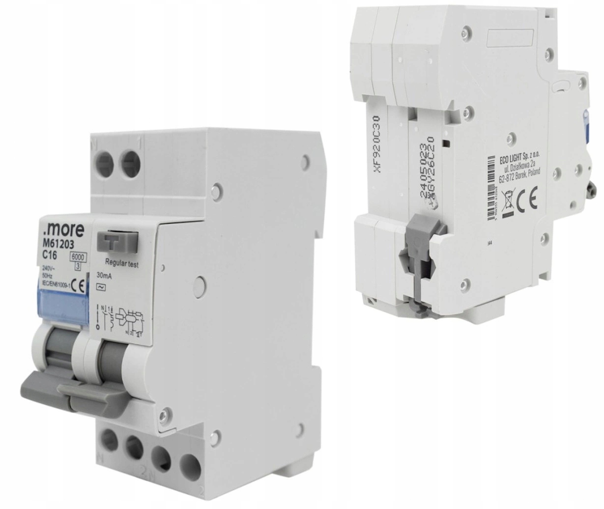 Diferenciální proudový spínač s nadproudovým členem 1PN C16A 30mA typAC