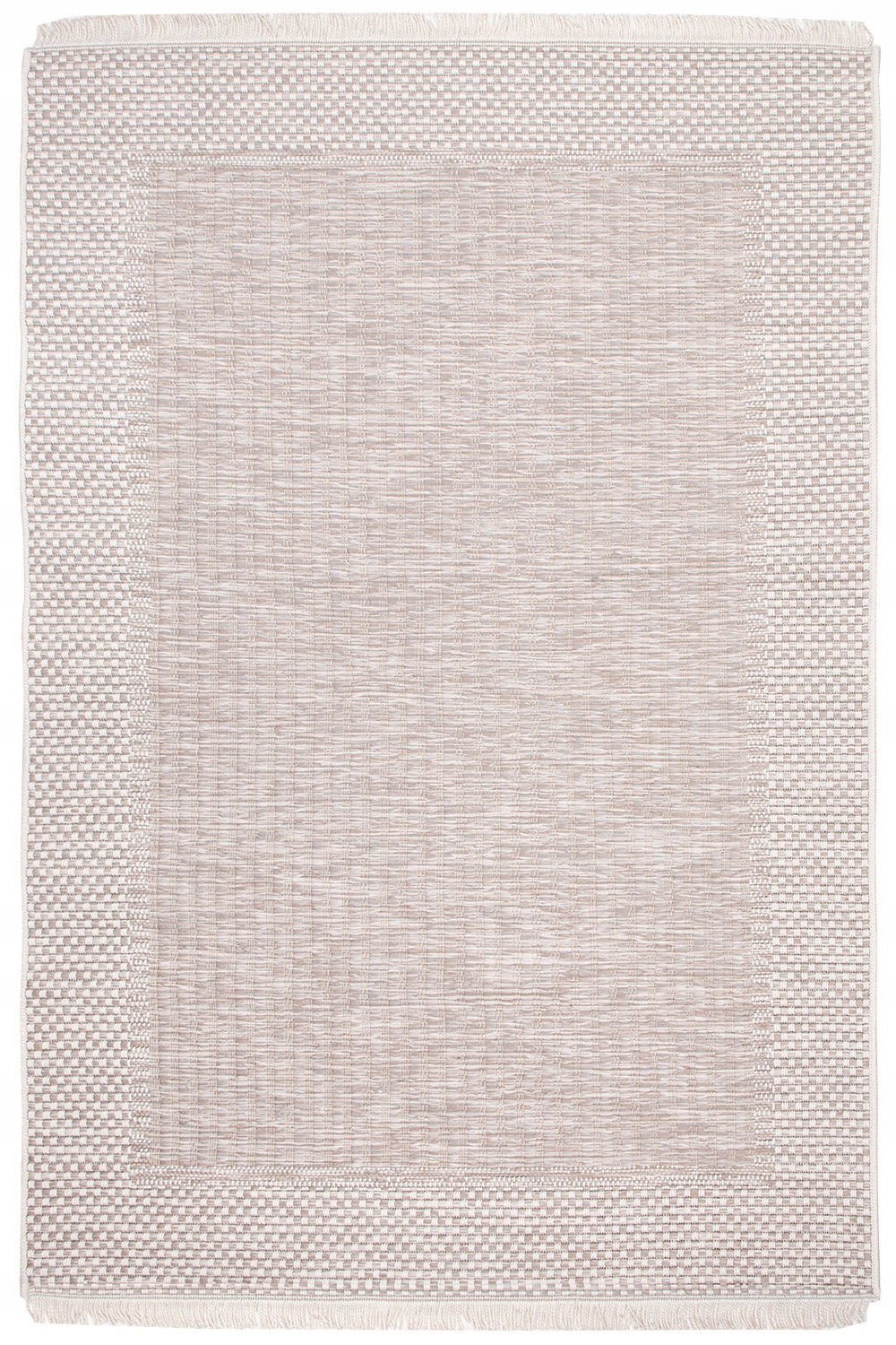 Dywan zewnętrzny na balkon taras 80 x 150 Nowoczesny beżowy kremowy Oria