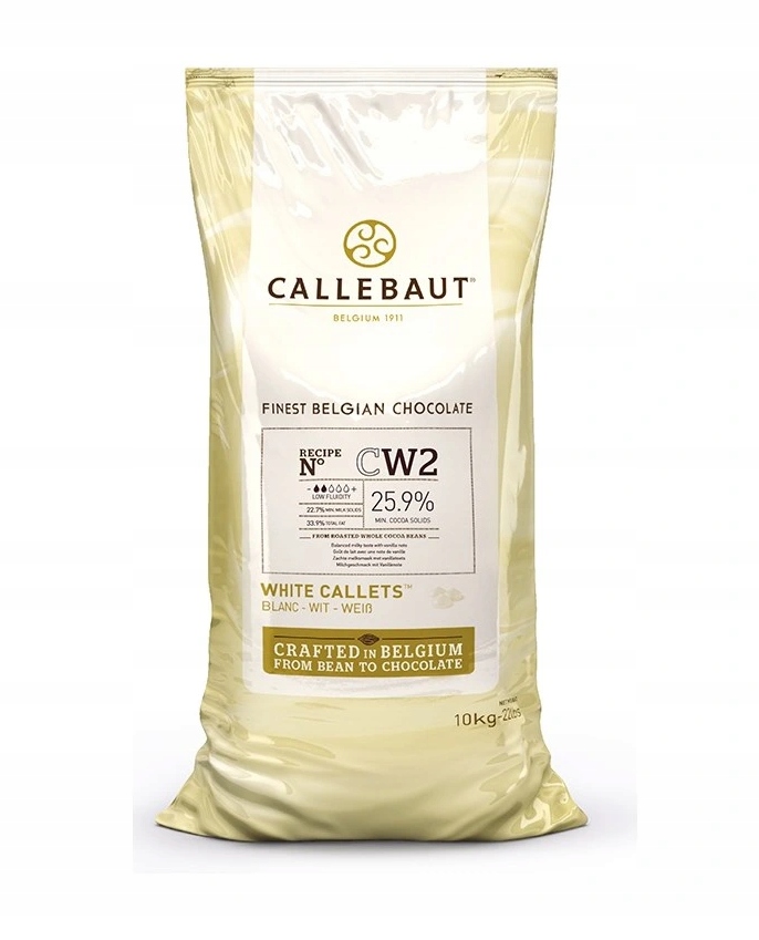 Levně Čokoláda v kaletkách Callebaut bílá 25,9% CW2NV-01B 10 kg