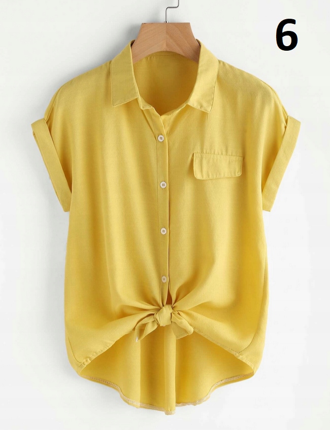 ELEGANCKA MODNA KOSZULA DAMSKA BLUZKA KOLORY XL Rozmiar XL