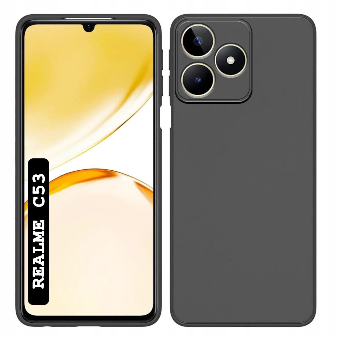 Etui Plecki Obudowa na tył Matt Case nakładka guma do Realme C53 4G