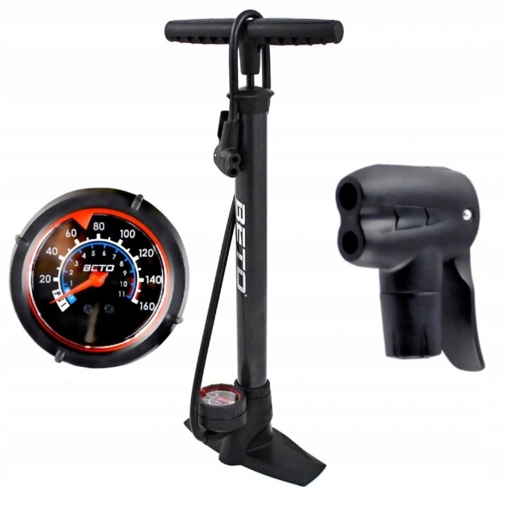 

Pompka rowerowa Beto podłogowa CMP-151SG1 czarna