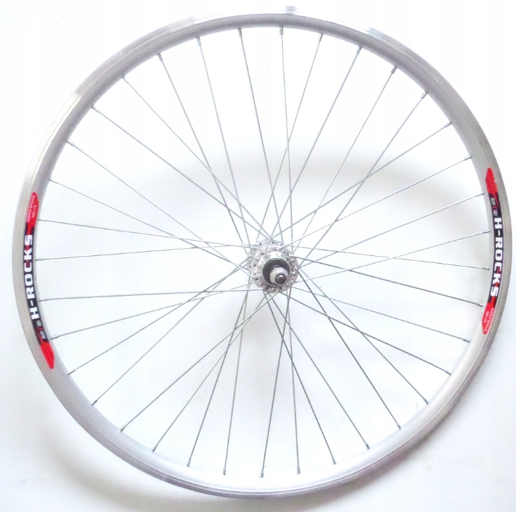 Kolo 26" Zadní Hliníkové D10 Stříbrné Vyztužené, 31957