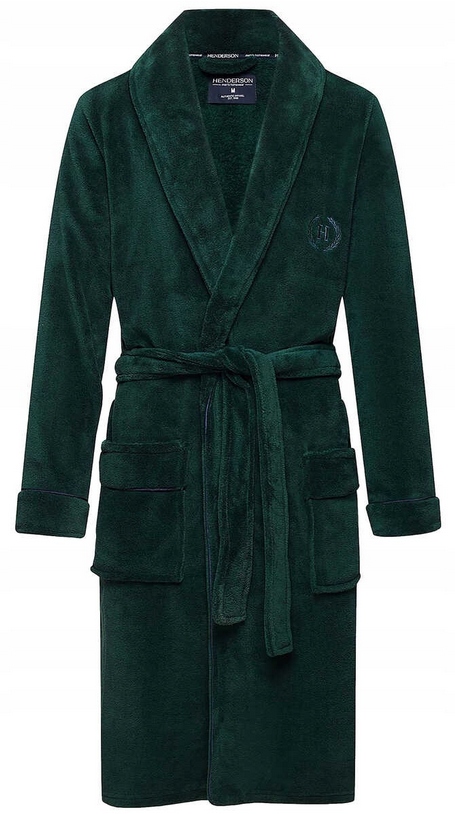 HENDERSON SZLAFROK MĘSKI BUTELKOWA ZIELEŃ 40984-79X UMPIRE XXL Materiał dominujący poliester