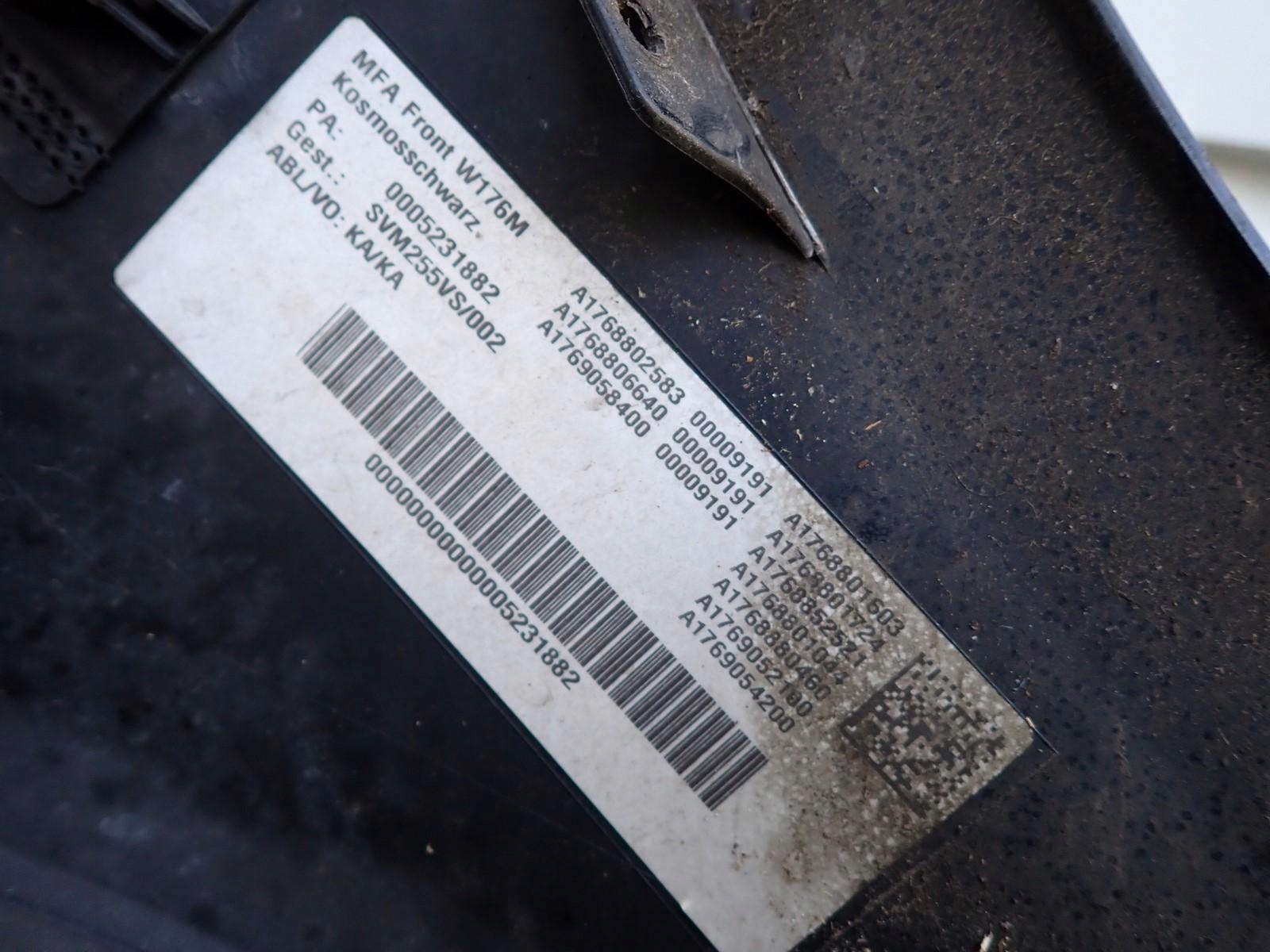 bumper front front MERCEDES A KLASA 176 LIFT 2015-2018R A1768853625