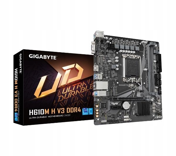 Płyta główna Gigabyte H610M H V3 DDR4 SATA3 M.2 USB3.0 PCIe4.0 s.1700 mATX