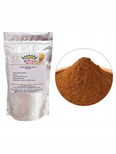 3x Royal Brand Cejlonská skořice mletá 250 g Srí Lanka Dobrý Originální