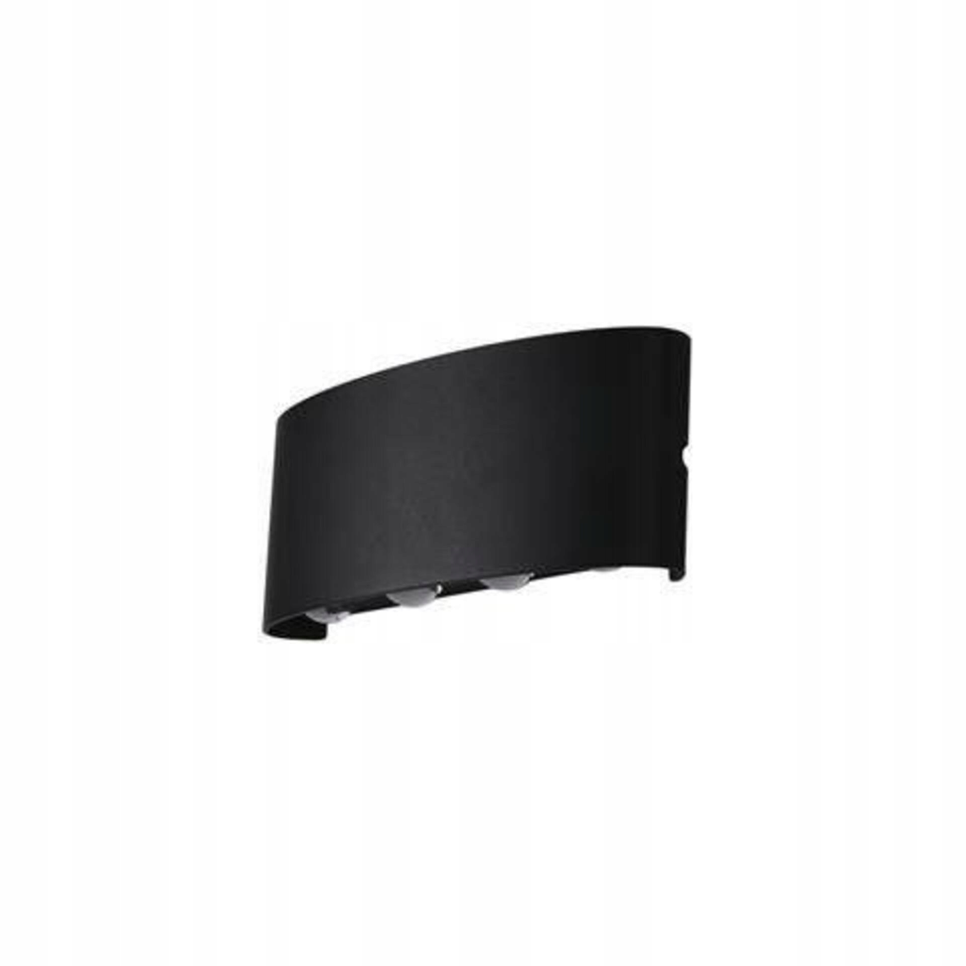 Led Vonkajšie nástenné svietidlo AZzardo Ginna 3 black AZ3484 6W 480lm 3000K