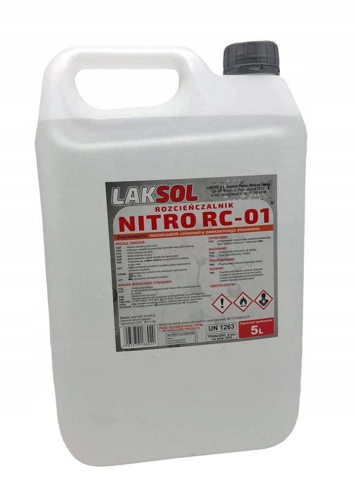 LAKSOL ROZCIEŃCZALNIK NITRO RC-01 5L
