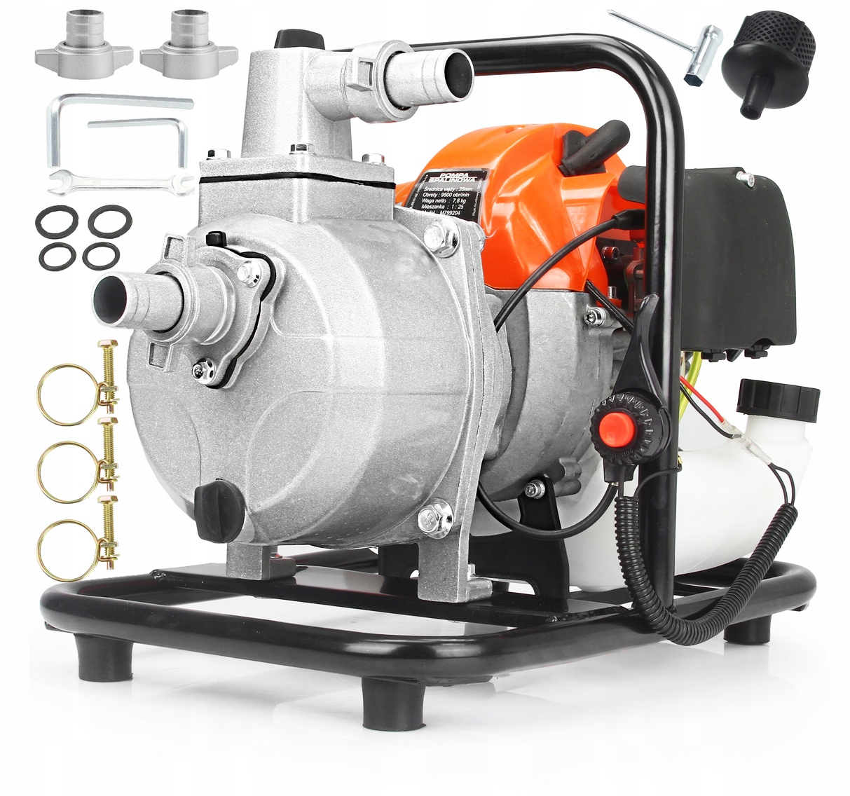 Pompa Spalinowa Do Wody Nawadniania Motopompa Ogrodowa 1" Demon
