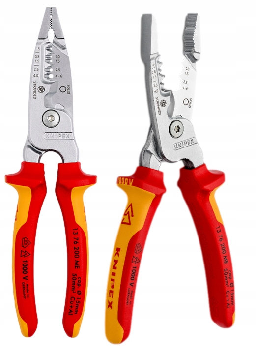 Knipex 13 76 200 Me Szczypce wielofunkcyjne dla elektryków WireStripper 7w1