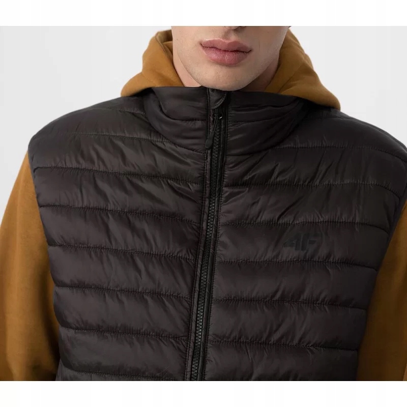 4F Bezrękawnik Męski puchowy pikowany kamizelka sportowa krótka L Marka 4F