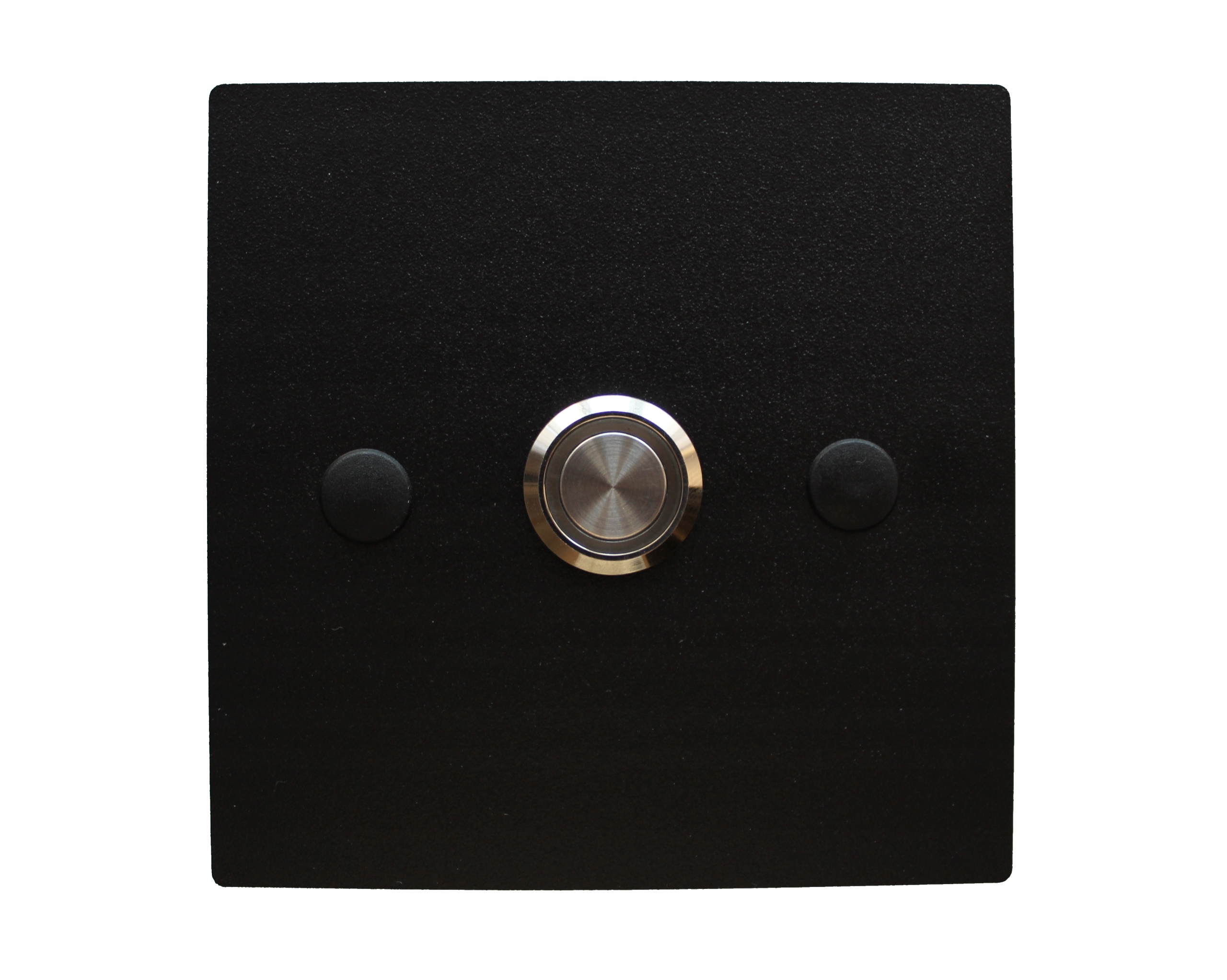 Tlačítko výstupu brány domofonu do brány dveří Led 10x10 černé