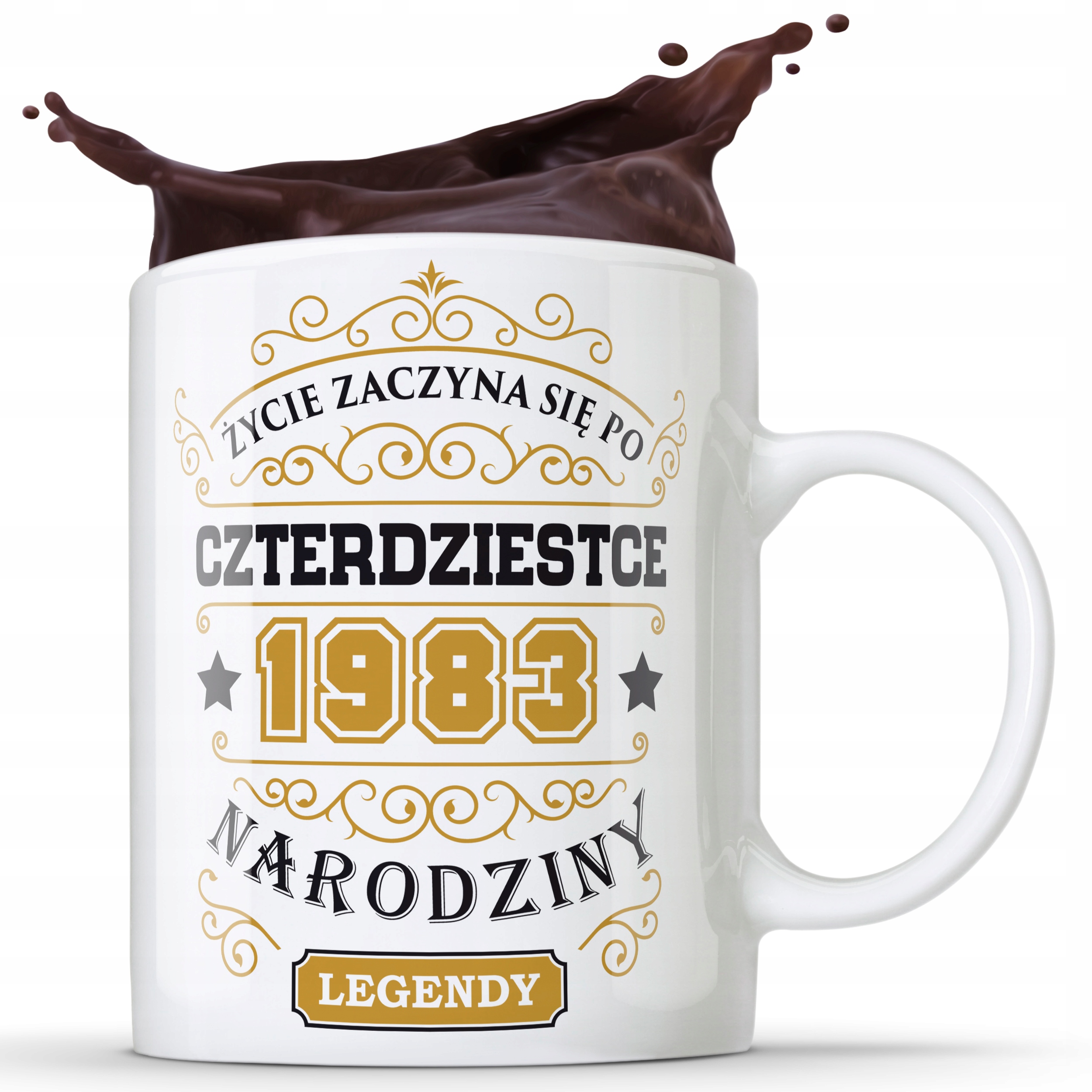 

Kubek Na Urodziny Zycie Zaczyna Sie Po