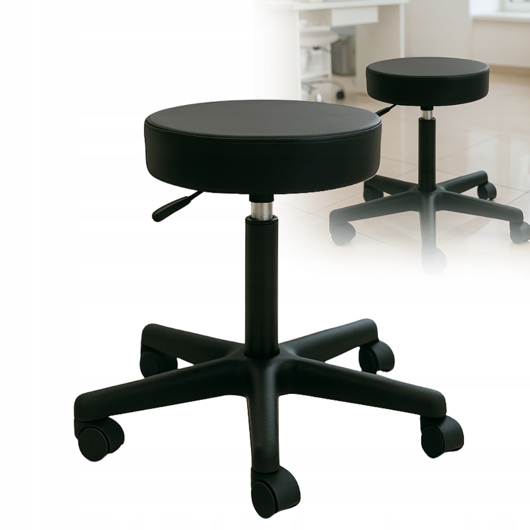 Kosmetická Stolička Kadeřnická Stolička Černá