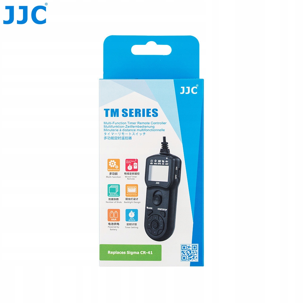 Jjc TM-I3, Multifunkční dálkový ovladač s časovačem nahrazuje Sigma CR-41