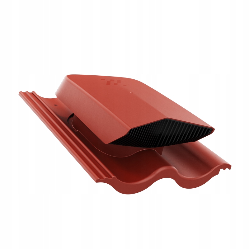 Větrací větrací otvor pro střešní krytinu Sigma Tmavě Červený