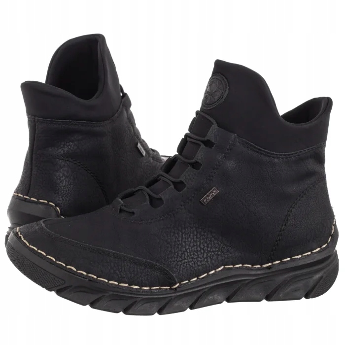 Dámské boty Kotníkové Boty Rieker Černé 55069-00 Black