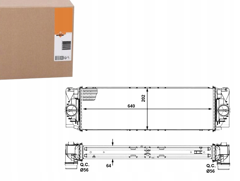 Intercooler Mercedes Sprinter 06- Nrf Asistent Kolize #34