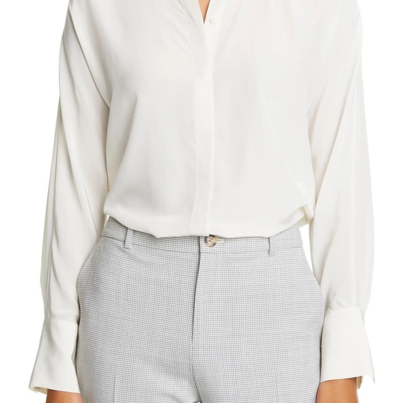 Koszula z jedwabiu Club Monaco XL Cechy dodatkowe brak