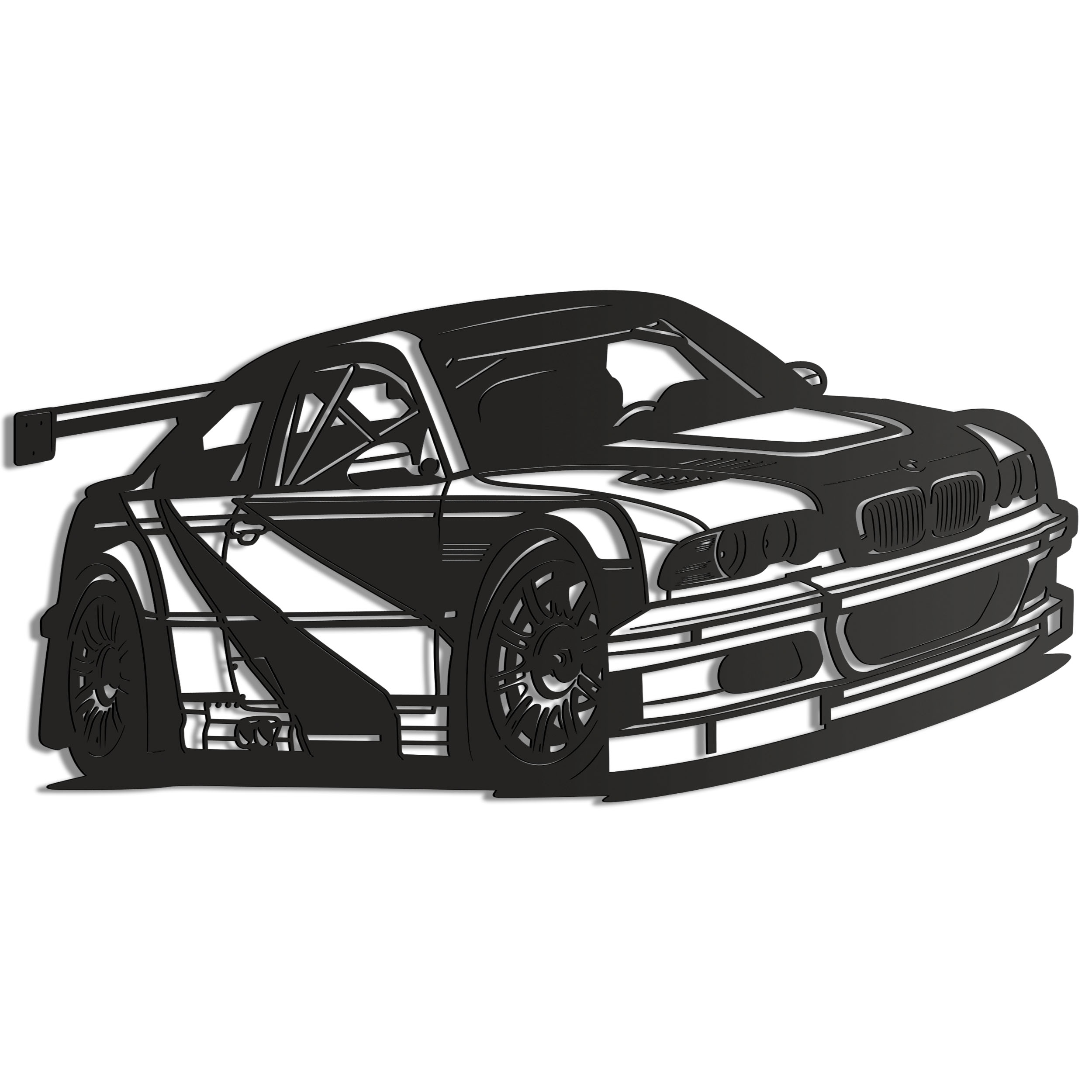 Need For Speed Most Wanted Bmw M3 Gtr Dřevěný 3D obraz