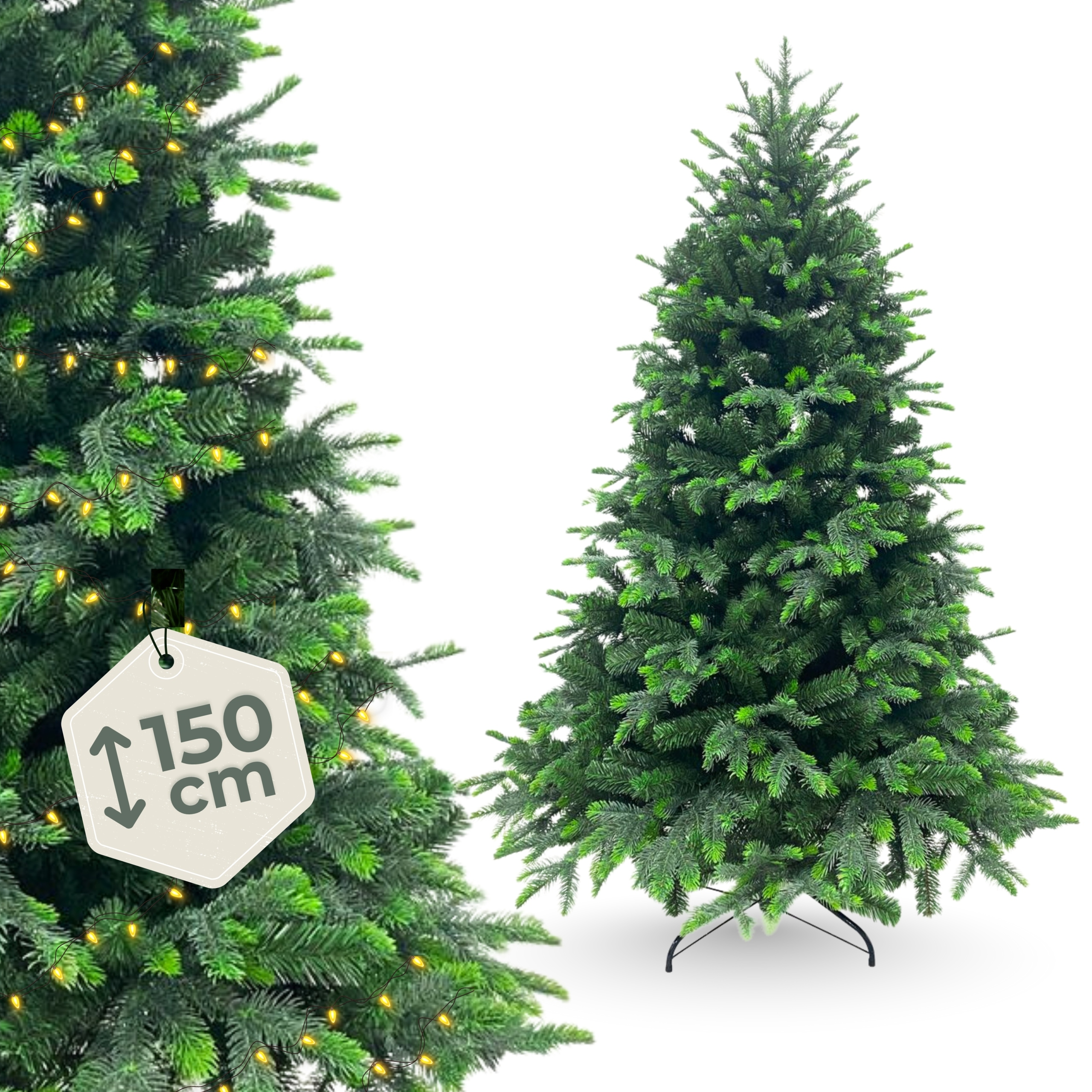 Vianočný Stromček Realistický Vzhľad Ihielky 2D A 3D Plný Realizmu Stromček Na Sviatky