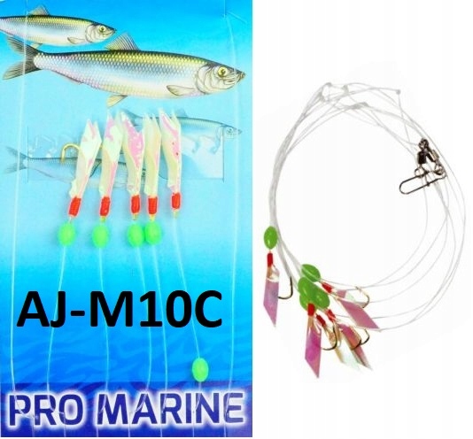 JAXON PRZYWIESZKA Zestaw morski Śledziowy M10C