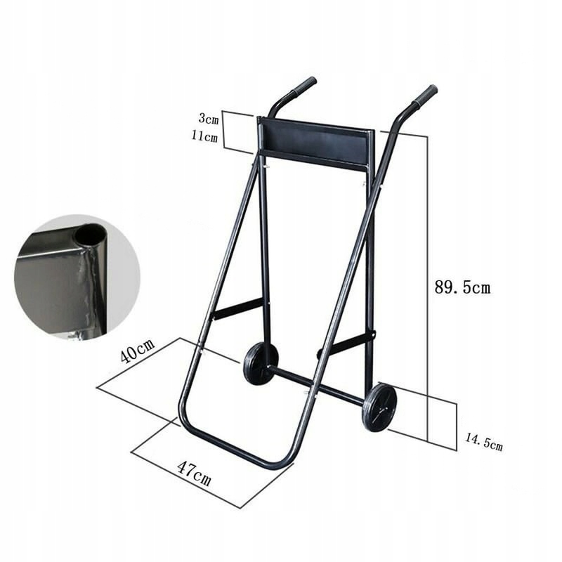 Wózek z silnikiem zaburtowym Stojak Marka inny
