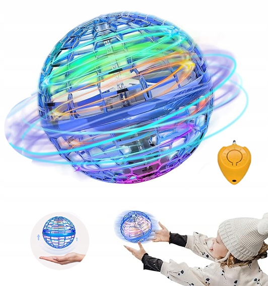 LATAJĄCA PIŁKA UFO BALL SPACE BOOMERANG MAGICZNY PREZENT DLA DZIECI STEROWANY RĘCZNIE