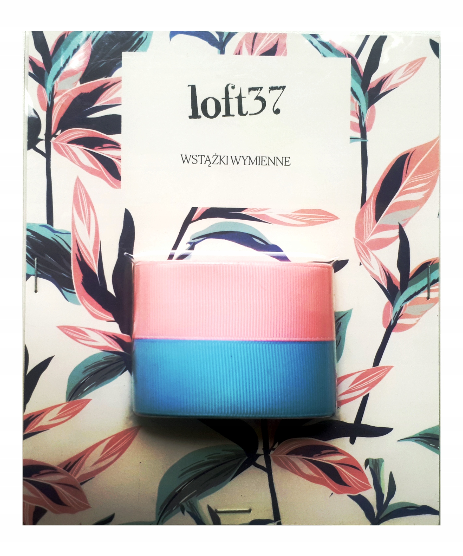 

Wstążki Loft37 różowa i niebieska