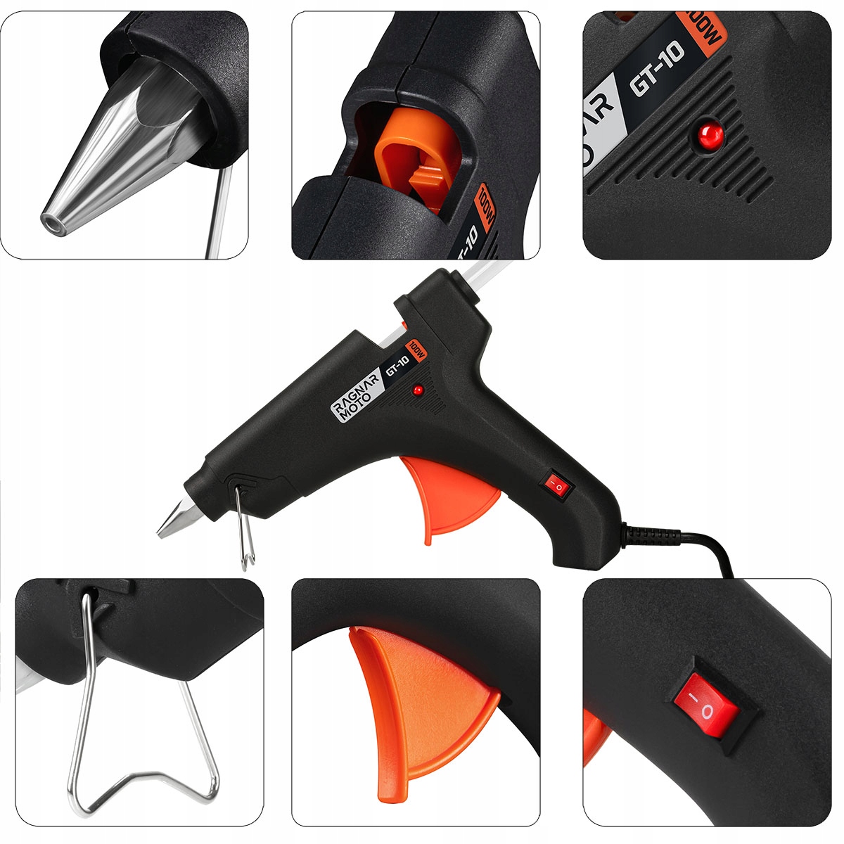 PISTOLET DO KLEJU NA GORĄCO 100W NA WKŁADY 11MM Marka Super PDR