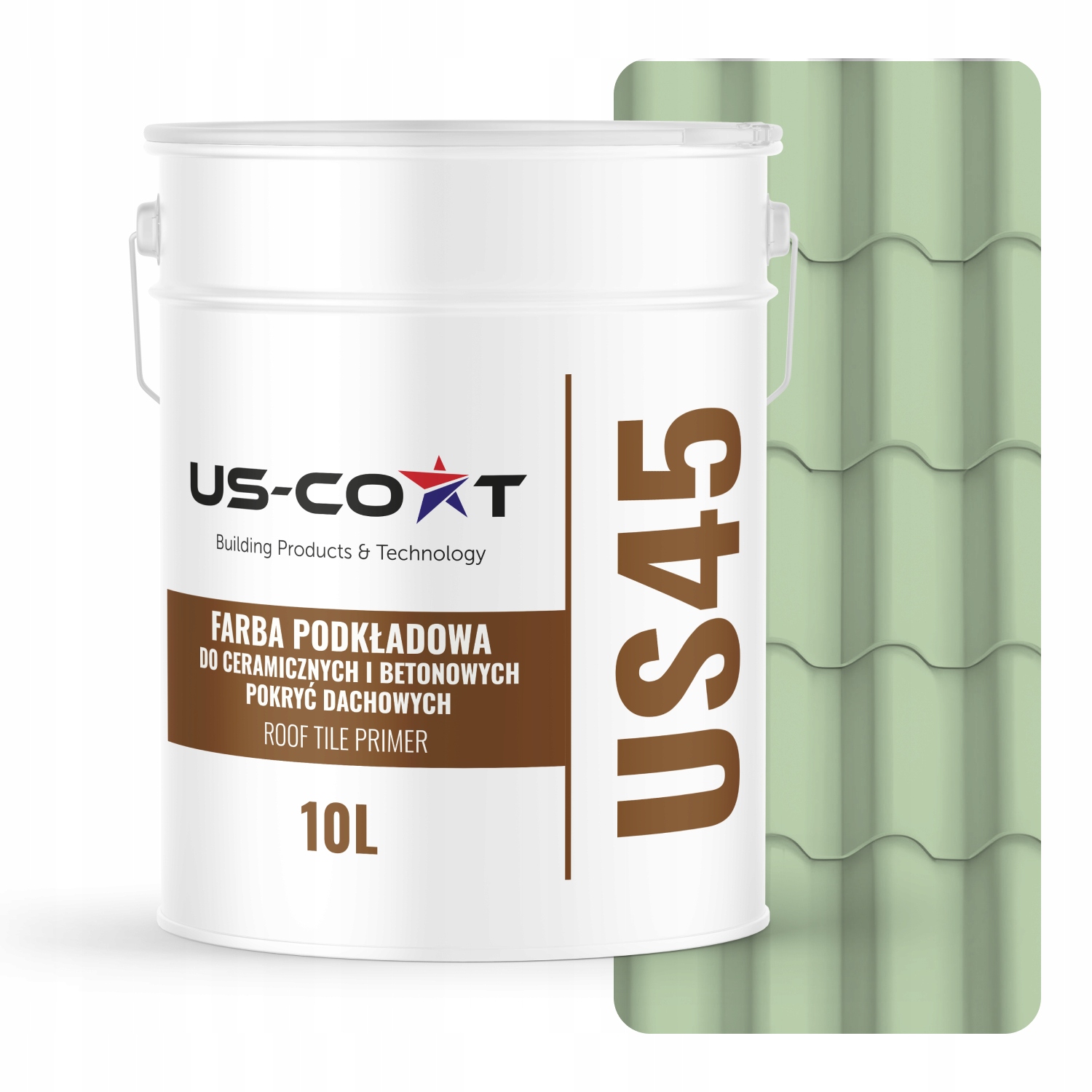Podkladová Farba Keramickej Strechy Zelená Pastelová Ral 6019 Mat 10L 71 m2