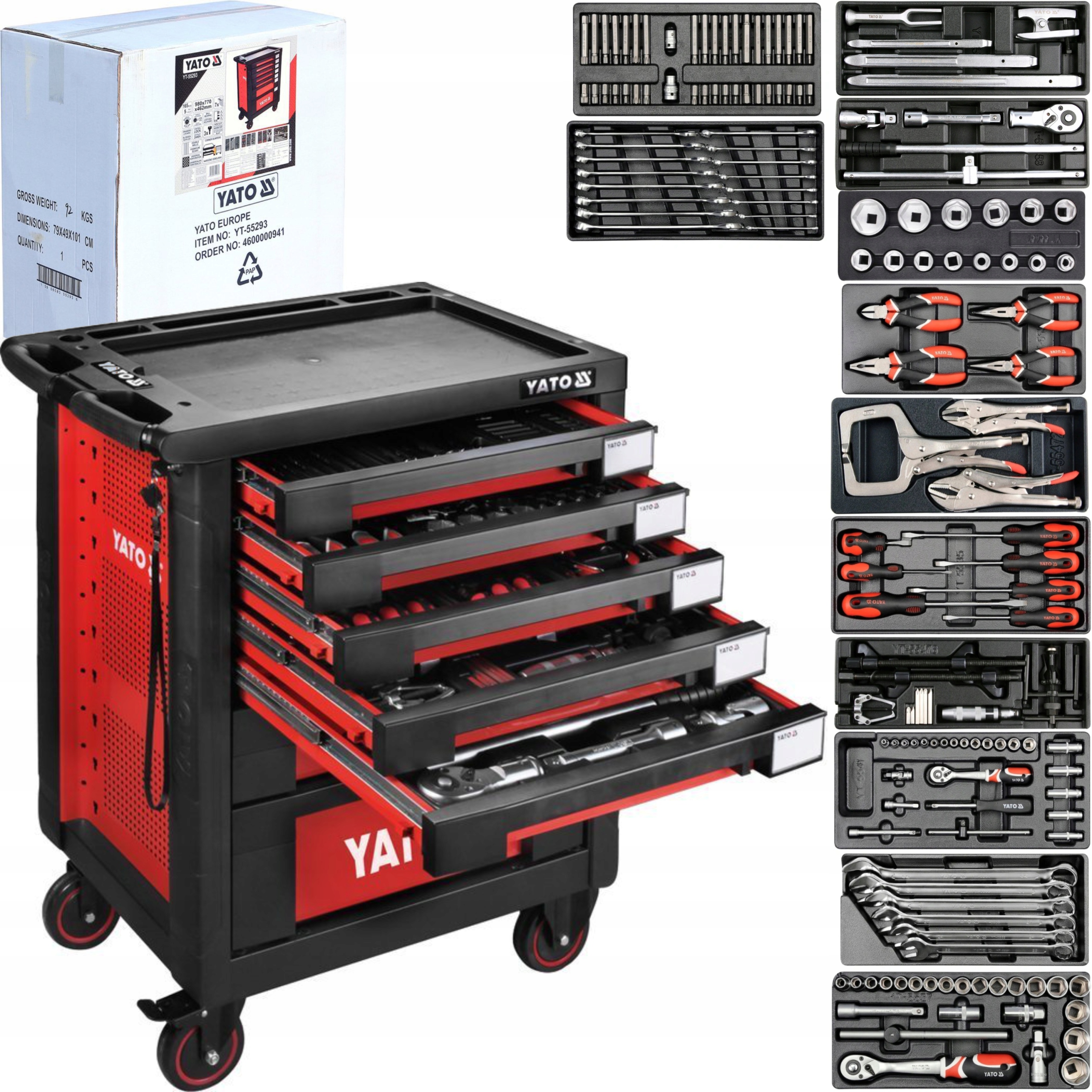 

Wózek Szafka Warsztatowa Narzędziowa Yato YT-55293
