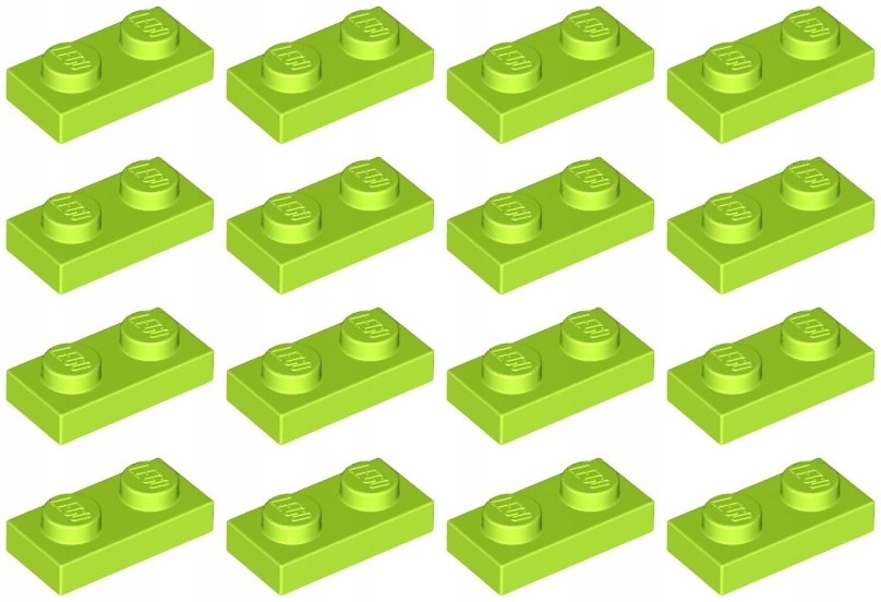 

Lego 3023 Płytka 1x2 lime Nowa (6g) 16 szt.