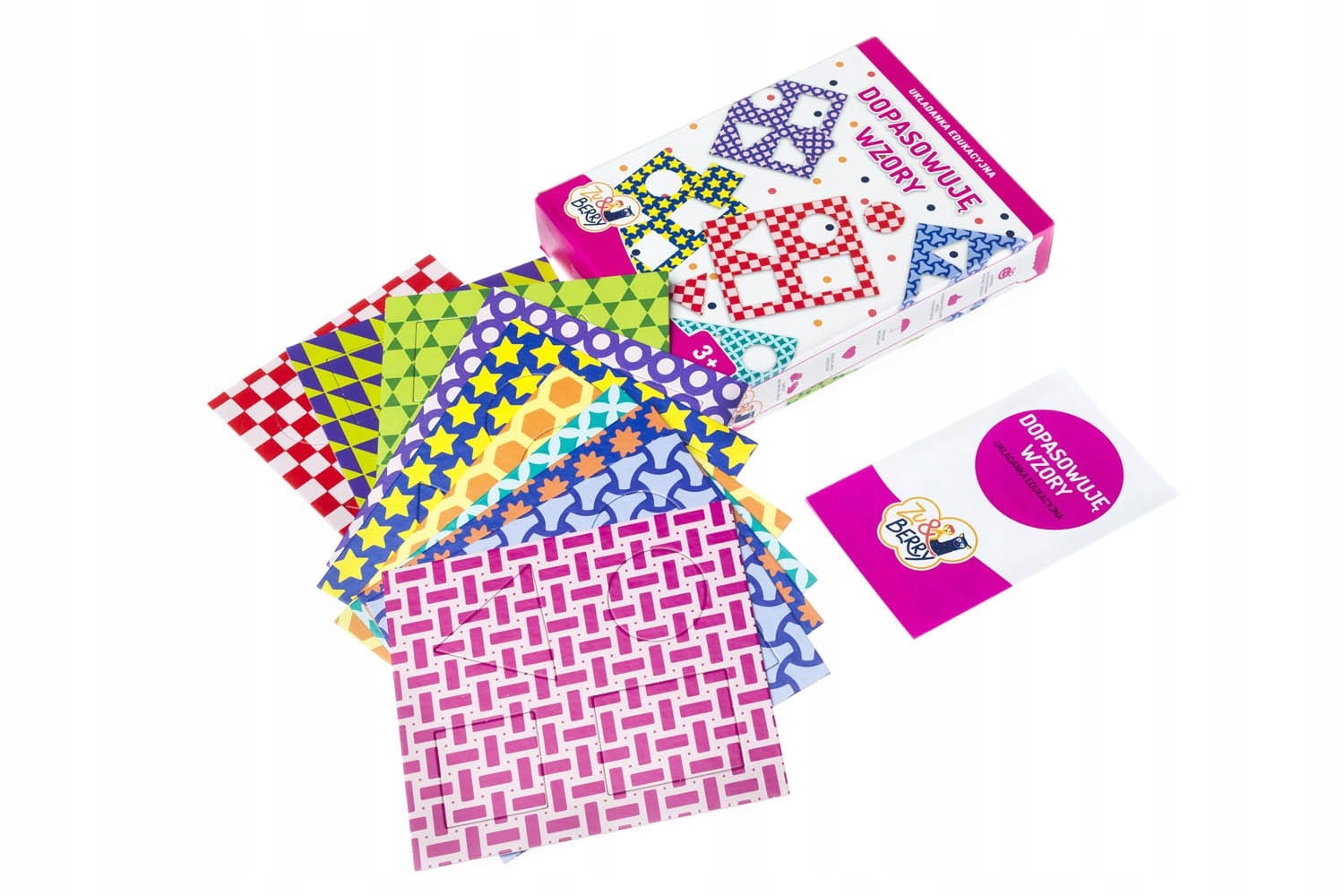 GRA DOPASOWUJĘ WZORY UKŁADANKA EDUKACYJNA Wiek dziecka 3 lata +