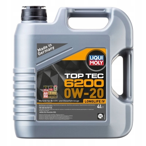 Liqui Moly Olej 0V20 4 L Top Tec 6200/ 508.00 509.00