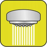 SŁUCHAWKA PRYSZNICOWA CHROM 1 FUNKCJA 31 mm FALA Linia Deimos