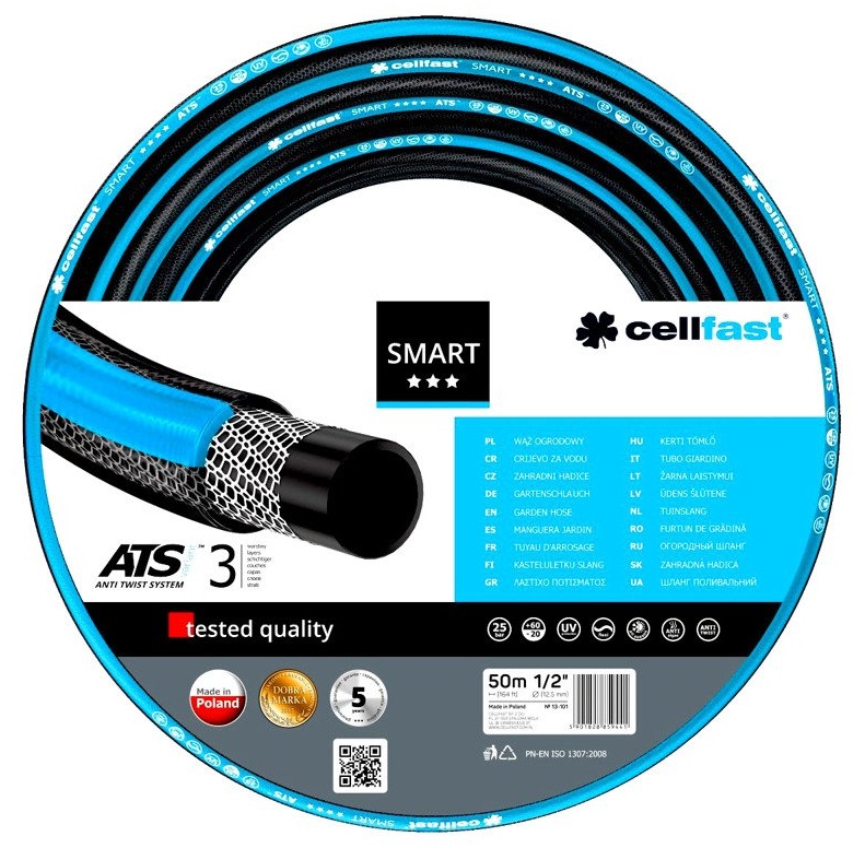 

Cellfast 13-101 Wąż Ogrodowy Smart Atsv 1/2'' 50m